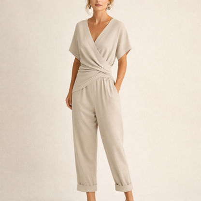 Magda | Eleganter Wickel-Overall