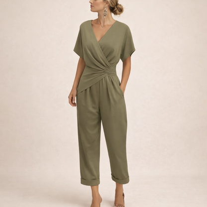 Magda | Eleganter Wickel-Overall