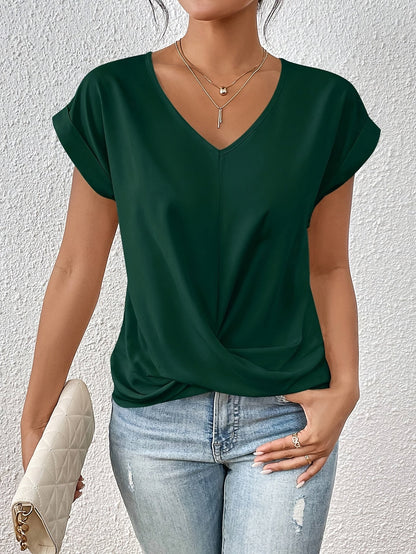 NINA | Elegante Bluse mit femininem V-Ausschnitt