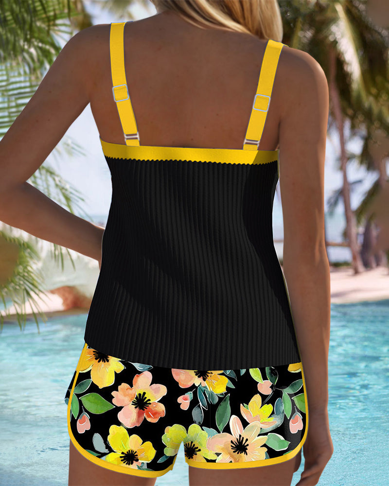 Laluna® | Zweiteiliges Elegantes Tankini-Set