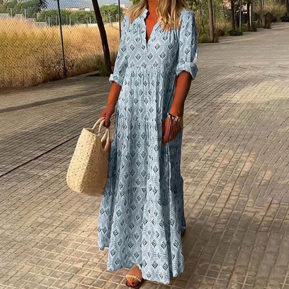 Alexia | Fließendes Maxikleid