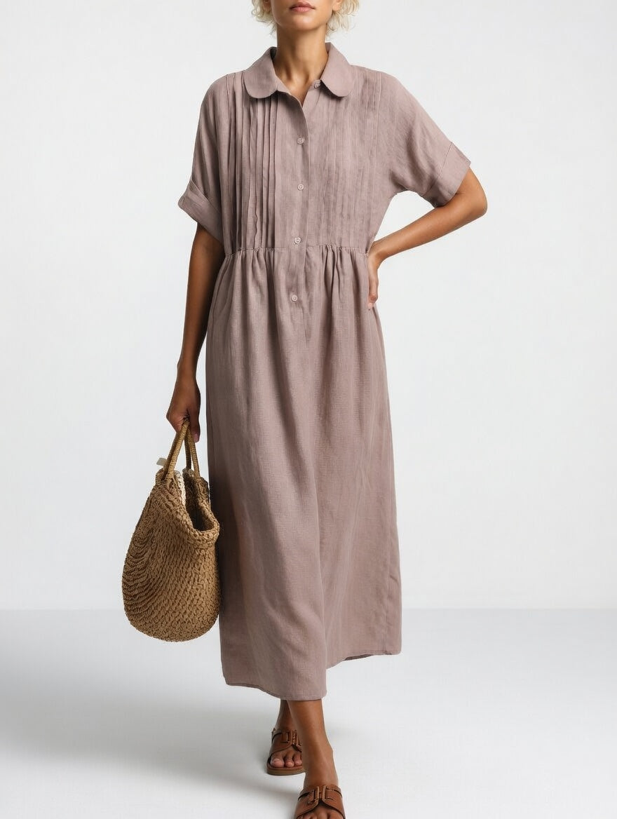 Marlene | Luftiges Hemdblusenkleid