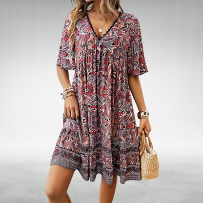 Adriana | Paisley-Print Kleid