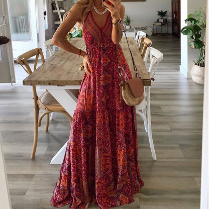 Weren | V-Ausschnitt Maxikleid