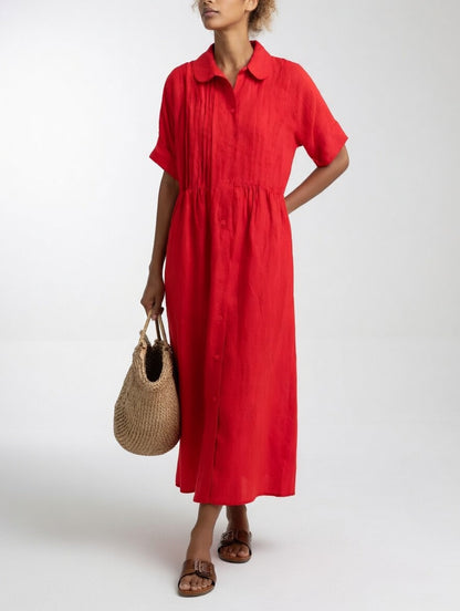 Marlene | Luftiges Hemdblusenkleid