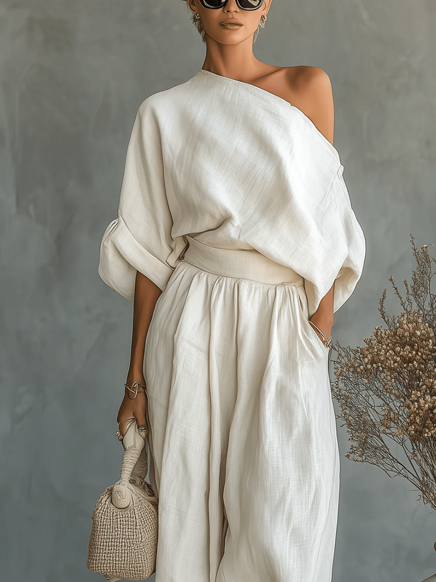 Mila™ || 2-teiliges Off-the-Shoulder-Set