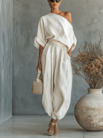 Mila™ || 2-teiliges Off-the-Shoulder-Set