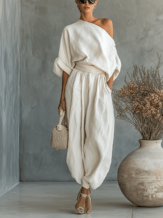 Mila™ || 2-teiliges Off-the-Shoulder-Set