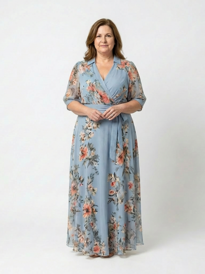ELOWEN | FLORAL MAXI-KLEID